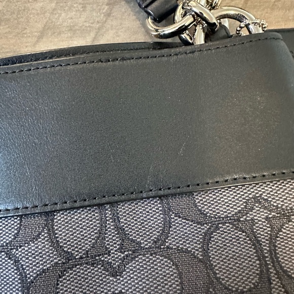 Coach Black and Gray Women's Bag - Picture 4 of 8